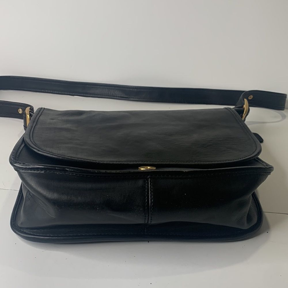 Coach Patricia’s Legacy black leather satchel bag - Picture 9 of 10